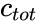 c_{tot}