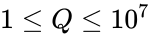 1 \le Q \le 10^7